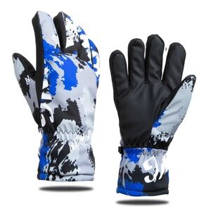 1Pair Abstract Pattern Sport Gloves
